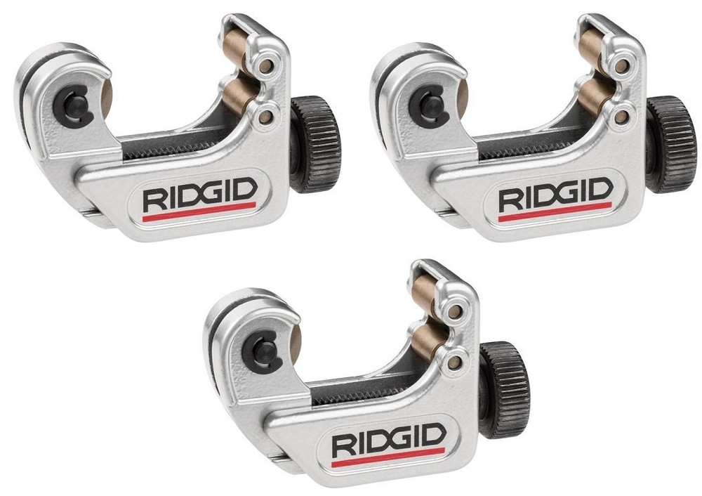 (3) ea Ridgid 32985 # 104 3/16″ – 15/16″ Close Quarters Tubing Cutters