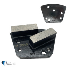 6PK Bolt on Trapezoid Diamond Grinding Disc for Concrete Grinders Medium Bond