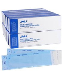 Sterilization Pouches 2.75″x10″ – 2000/Case, Dual Indication