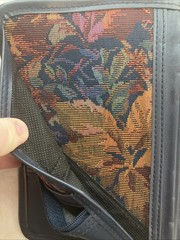 Vintage 90’s Day Runner Floral Tapestry Faux Leather Organizer 6 Ring Planner