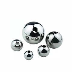 Solid Stainless Steel Non-Threaded Perforated Balls Rust Resistant OD 2-45 mm