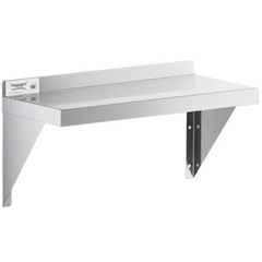 12″W x 24″L Stainless Steel Heavy Duty Kitchen Overshelf Solid Wall Mount Shelf