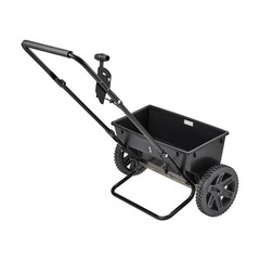 VEVOR Walk-Behind Push Spreader 50LB Capacity Lawn Drop Spreader 10 Settings