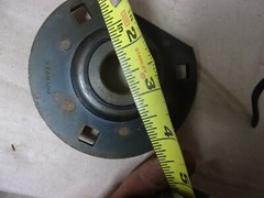 AG-1014-J Planter Grain Drill Disc Disk 7/8″ Pressed Steel 3-Bolt Flange Bearing