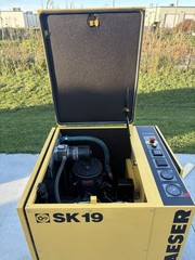 ^USED 15 HP KAESER SK-19 ROTARY AIR COMPRESSOR