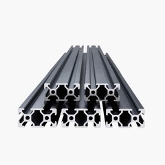 Uimoso 5PCS 39.4 in 2040 Aluminum Extrusion T-Slot Linear Rail, Anodized Finish