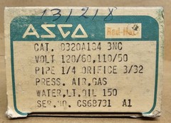 Asco 8320A184 Solenoid Valve 1/4″ 3NC