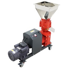 220V 6MM Animal Feed Pellet Mill Machine Feed Granulator 4 Heads 150-200KG/H