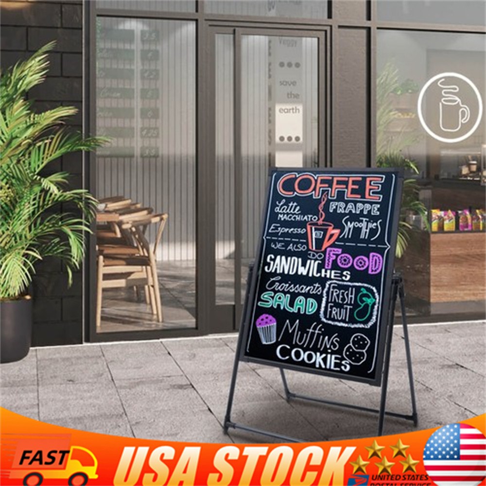 LED Message Board Restaurant Menu Sign Illuminated Neon Erasable with Remote