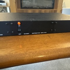 Pelco DA104DT Distribution Amplifiers (2) In A Rack Mount Untested Both Power On