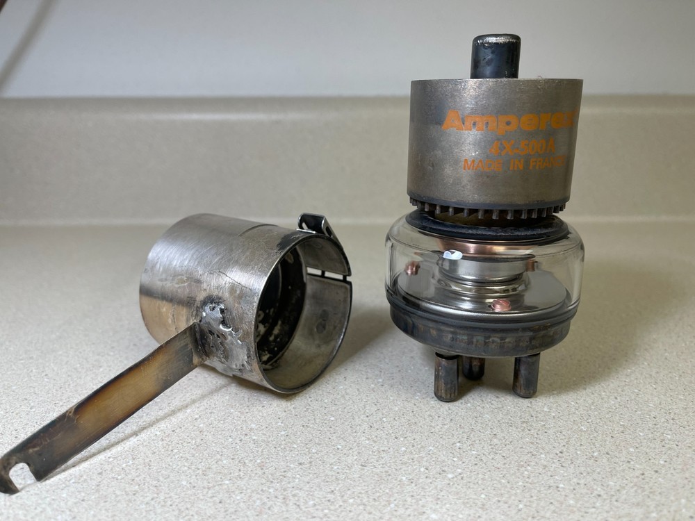 Amperex Fixed Vacuum Tube 4X-500A – France
