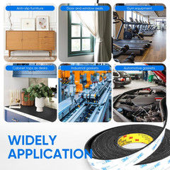 Rubber Strips, Solid Rubber Sheets Self Adhesive Neoprene Rolls & Strips for DIY