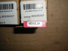 3 MSH2.3A manual starter overload relay elements heaters lot of 3