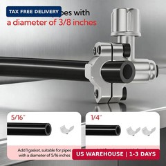 4Pcs BPV-31 Bullet Piercing Valve Kits, Refrigerator Piercing Valve with 7/16″ R