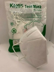 KN95 mask 10 pack for Adult, UNISEX, White, Face Cover