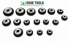Valve Seat And Carbon Steel Face Cutter Set 21 Pcs With Metal Box Tools USA