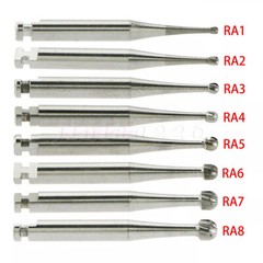 5pcs Dental Round Carbide Bur RA 1# -RA 8# for Slow Speed Latch Type Handpiece
