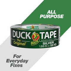 (4 pack) The Original Duck Tape Brand Duct Tape, 1.88 in. x 55 yd., Silver