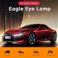 Eagle Eye LED Lights, 10Pcs 23mm Eagle Eye High Power 4014 12SMD 12V Car Fog DRL