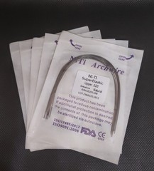Dental Orthodontic Super Elastic Niti Round/Rectangular Arcos Arch Wires Natural