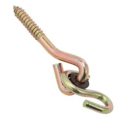 4 in. Chromate-Plated Screw Type Swing Hardware Easy to install