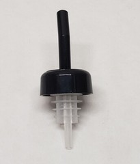 1 DOZEN Whiskflow Liquor Bottle Pourers Non Measured BLACK Pour Spouts