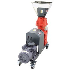 220V 6MM Animal Feed Pellet Mill Machine Feed Granulator 4 Heads 150-200KG/H