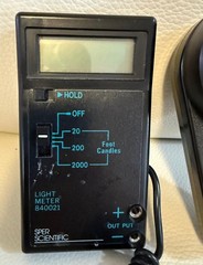 SPER Scientific 840021 Light Meter with Original Case **EXCELLENT SHAPE**