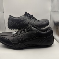 Men’s 14 Skechers WORK Slip Resistant Relaxed Fit Memory Foam Shoes Black NEW