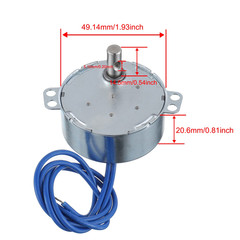 Synchronous Motor AC100~127V Volt 50/60HZ 4W 2.5-3RPM/MIN CW/CCW Turntable Motor