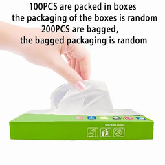 M / XL Size Clear TPE Food Service Disposable Gloves Powder Free 100 200 400pcs