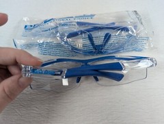 Pro-Safe – Clear Anti-Fog – Frameless Safety Glasses – Qty 6 – PS10-36002