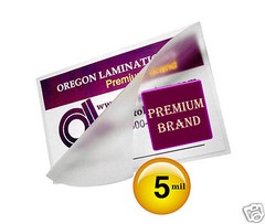 500/pack File Card size 5 Mil Hot Laminating Pouches 3-1/2 x 5-1/2 Clear 3.5×5.5