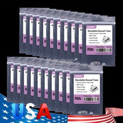 Dental Orthodontic 2nd Molar Buccal Tubes Bondable Non-Convertible MBT &Roth.022