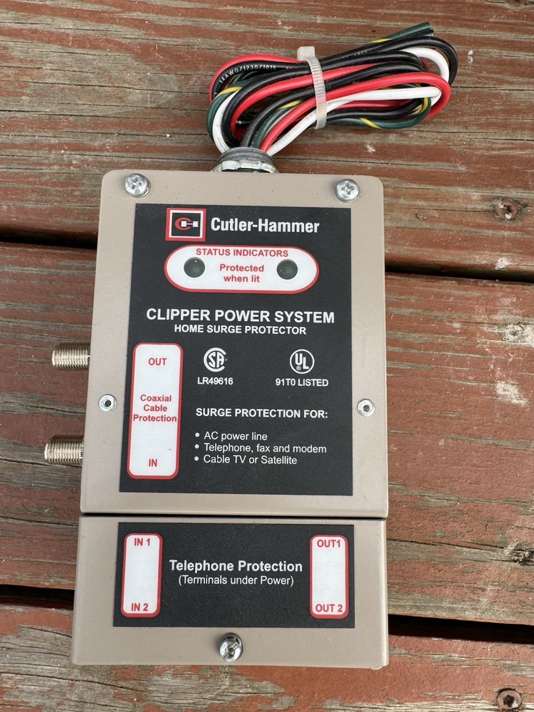 New CUTLER-HAMMER Clipper Power System Home Surge Protector CHSPCHSRB A0HP8H0702