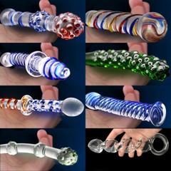 Glass-Toy-For-Women-Anal-Butt-Plug-Dildo-G-spot-Massager-Female-Sex-Toys Crystal