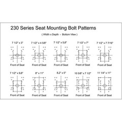 Replacement Seat Fits Caterpillar Skid Steer 216 226 232 236 242 248 277