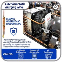 Appli Parts APFD-115S 10 Units of Copper Liquid line liquid line filter dryer wi