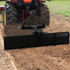 3-Point Rear Grading Blade for CAT 0 & CAT 1 Tractor, Heavy Duty Steel Scraper