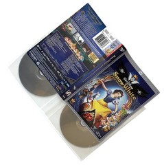 100 CheckOutStore Clear 2 Disc CPP Full Cover Sleeve & DVD Booklet **1-3 DAYS