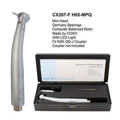 COXO Dental Self Power LED Handpiece CX207-F High Speed Turbine 2 4 Hole Midwest