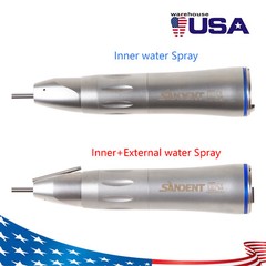 SANDENT Dental 1:1 Optic Fiber Low Speed Straight Nose Cone Handpiece E-type ty