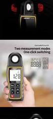 Light Lux Meter LCD photometer Illuminometer Luminometer 200,000Lux Temp light