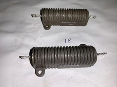 Dale wire wound 900 Ohm 40 Watt Black Resisters Quantity Of (2) *NEW*
