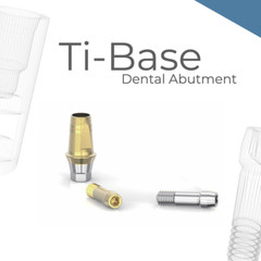 Titanium Ti-base Dental abutment for Zirconia Crown “We have ALL Implant SYSTEM”