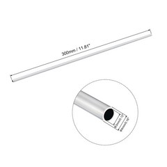 6063 Aluminum Round Tube 4mm OD 3mm Inner Dia 300mm Length Pipe Tubing