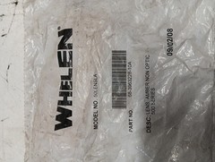 Whelen 500 Series Amber Non Optic Lens Model 50LENSLA P/N 68-3963228-10A #1870