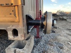 8 x 6.5 Lug 8000LB Shipping Container Wheels, Bolt-on Spindle Kit NEW