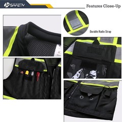 Reflective Surveyor Safety Vest for Field Engineers