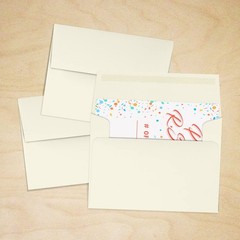 LUXPaper A2 Invitation Envelopes | 4 3/8″ x 5 3/4″ | Natural | 70lb. Text | 1,00